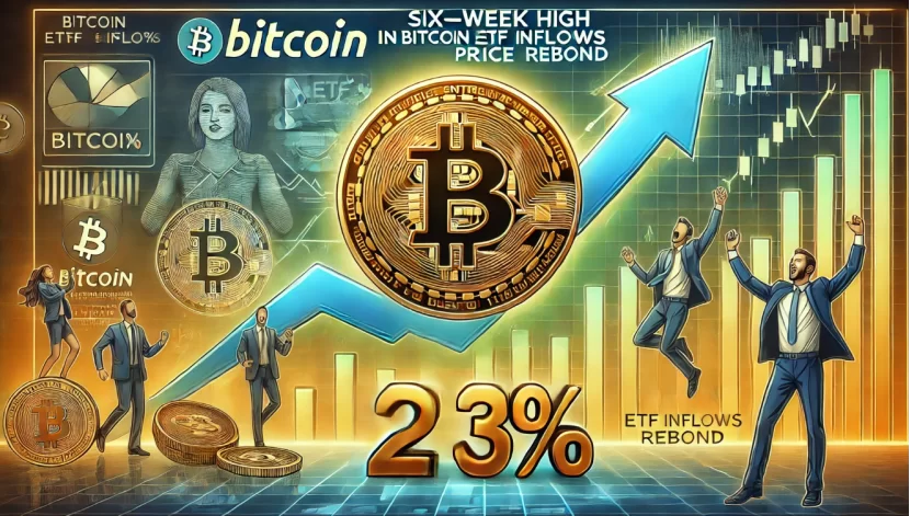 比特币ETF资金流入创六周新高，价格强势反弹23%